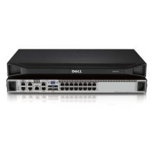 Interruptor KVM de DELL, modelo DMPU2016-G01, para montaje en rack en color plata, con 16 puertos, SKU A7485893