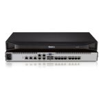 Interruptor KVM DELL DAV2108 para montaje en rack, color plata, SKU A7485895. Ideal para gestionar múltiples servidores.