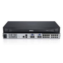 Interruptor KVM de montaje en rack color plata DELL DAV2216-G01, SKU A7485896, categoría cableado.