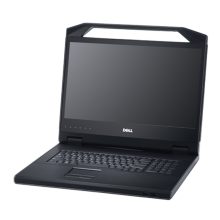 DELL consola de rack modelo A7485910 con pantalla de 18.5 pulgadas y resolución de 1366 x 768 píxeles en color negro, tamaño 1U.