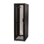 Bastidor en suelo DELL NetShelter SX 42U en color negro, ideal para centros de datos, modelo AB118548