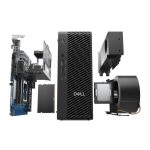 Ordenador DELL Pro Max FCM2250 con procesador Intel Core Ultra 7 265U, 16 GB de RAM DDR5, 512 GB SSD y tarjeta gráfica NVIDIA RTX A400 en color negro, SKU BTO104_FCM2250_EMEA