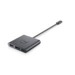 Adaptador Dell de USB-C a HDMI y DisplayPort con capacidad de transferencia de alimentación. SKU: DBQAUANBC070