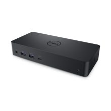 Estación de acoplamiento DELL D6000 alámbrico con USB 3.2 Gen 1 y conexión Type-C en color negro. SKU: 452-BCYH
