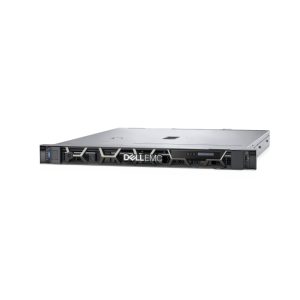 Imagen del servidor DELL PowerEdge R250 con un almacenamiento de 2 TB, procesador Intel Xeon E-2314 a 2,8 GHz, 16 GB de RAM DDR4 y fuente de alimentación de 700 W. SKU EMEA_PER250SPL1