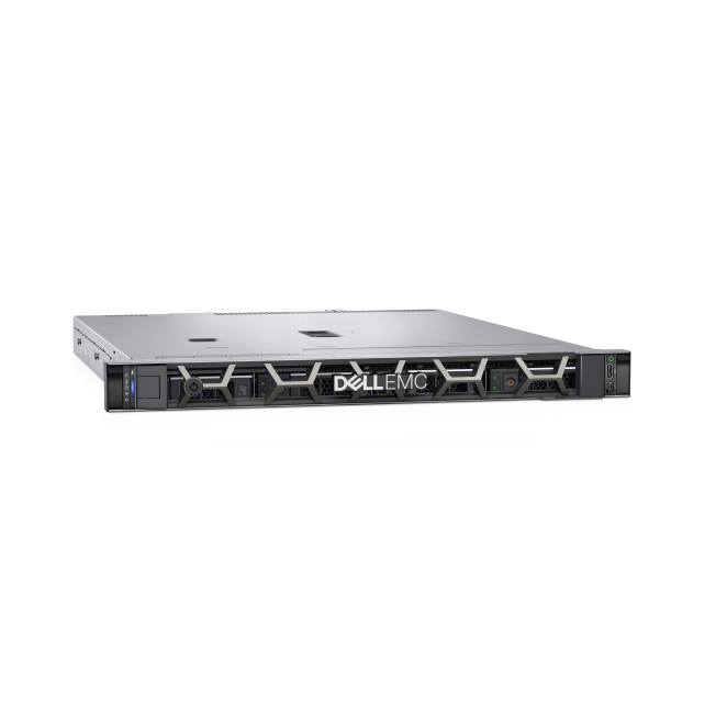 DELL PowerEdge R250 servidor 480 GB Bastidor (1U) Intel Xeon E E-2314 2,8 GHz 16 GB DDR4-SDRAM 700 W 2 DELL PowerEdge R250 servidor parte trasera