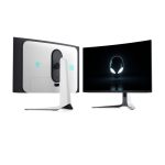 Alienware AW3225QF, pantalla para PC en 32 pulgadas, resolución 3840 x 2160 píxeles, 4K Ultra HD, tecnología QD-OLED, color negro y blanco, con el identificador Game-AW3225QF