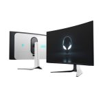 Alienware AW3225QF, pantalla para PC en 32 pulgadas, resolución 3840 x 2160 píxeles, 4K Ultra HD, tecnología QD-OLED, color negro y blanco, con el identificador Game-AW3225QF