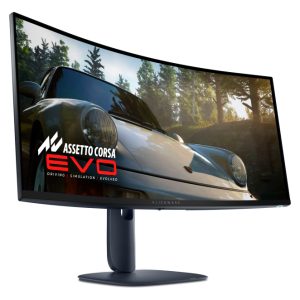 Monitor Dell Alienware AW3425DW, 34 pulgadas, 3440 x 1440 Pixeles, Wide Quad HD, QD-OLED, azul, SKU: GAME-AW3425DW