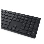 DELL Teclado y ratón Pro KM5221W con distribución QWERTY para EEUU, en color negro, modelo internacional KM5221WBKB-INT