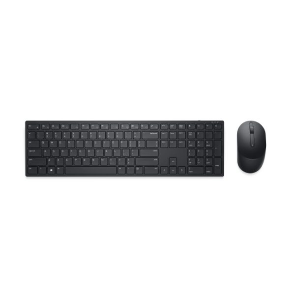 DELL Teclado y ratón Pro KM5221W con distribución QWERTY para EEUU, en color negro, modelo internacional KM5221WBKB-INT