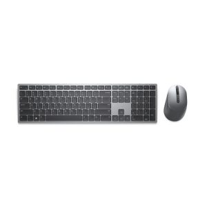 Teclado y ratón inalámbrico DELL Pro Plus KM7321W con diseño QWERTY internacional, perfecto para oficinas y trabajos eficientes - KM7321WGY-INT