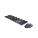 Teclado y ratón inalámbrico DELL Pro Plus KM7321W con diseño QWERTY internacional, perfecto para oficinas y trabajos eficientes - KM7321WGY-INT