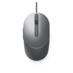 Imagen del ratón con cable Pro de DELL modelo MS3220 en color gris, con diseño ergonómico y alta precisión. SKU: MS3220-GY