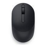 Vista frontal del DELL Ratón Pro MS355, un dispositivo silencioso y compacto con SKU MS355-BLK-EMEA, ideal para trabajo y entretenimiento.