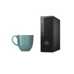 Imagen del puesto de trabajo DELL Precision 3240 con procesador Intel Core i7-10700, 16 GB de memoria DDR4-SDRAM, 512 GB SSD y sistema operativo Windows 11 Pro en color negro. SKU: N003P3240CFFEMEA_VI.