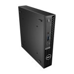Imagen del DELL OptiPlex 7020, un Mini PC negro con procesador Intel Core i5-14500T, 16GB DDR5-SDRAM, 256GB SSD, y Windows 11 Pro, SKU: N009O7020MFFEMEA_VP