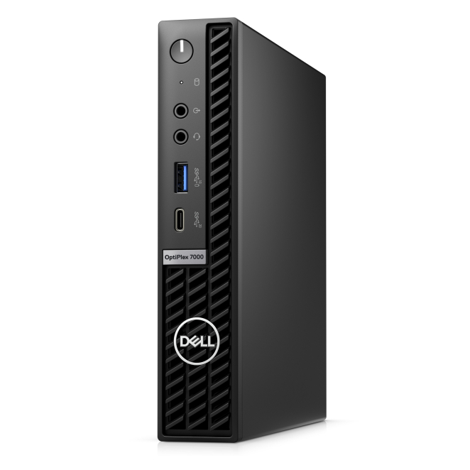 DELL OptiPlex 7000 Intel® Core™ i5 i5-12500T 16 GB DDR4-SDRAM 256 GB SSD Windows 11 Pro MFF Mini PC Negro 1 DELL OptiPlex 7000 - Vista Lateral