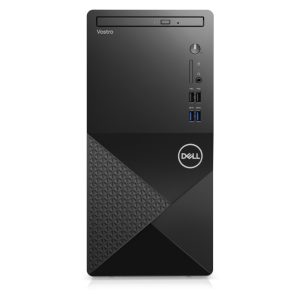 Ordenador de sobremesa negro DELL Vostro 3910 con procesador Intel Core i3-12100, 8 GB de memoria RAM DDR4, almacenamiento combinado de 1.26 TB en HDD y SSD, y sistema operativo Windows 11 Pro, SKU N3559_M2CVDT3910EMEA01