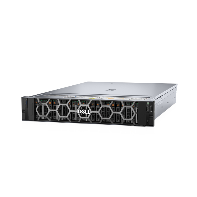DELL PowerEdge R7625 servidor 1,92 TB Bastidor (2U) AMD EPYC 9334 2,7 GHz 128 GB DDR5-SDRAM 1100 W 2 DELL PowerEdge R7625 Vista Lateral