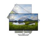 Monitor LED DELL S Series S2722QC de 27 pulgadas con resolución 3840 x 2160 Pixeles 4K Ultra HD en color Gris. PN: DELL-S2722QC