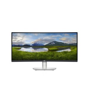 Monitor curvo DELL S Series de 34 pulgadas con resolución WQHD y tecnología AMD FreeSync, ideal para trabajo y entretenimiento. DELL-S3422DW