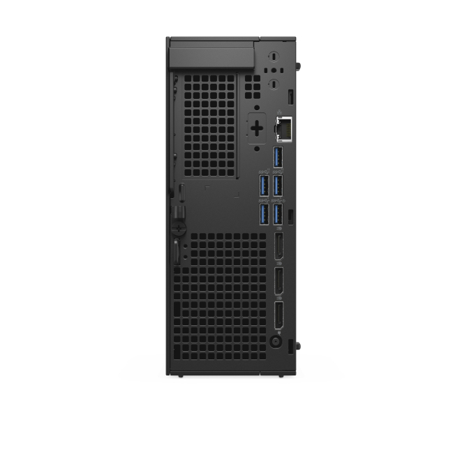 DELL Precision 3280 Intel® Core™ i7 i7-14700 16 GB DDR5-SDRAM 512 GB SSD NVIDIA T1000 Windows 11 Pro CFF Puesto de trabajo Negro 4 DELL Precision 3280 front view compact workstation