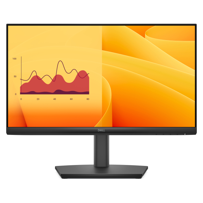 DELL E Series E2225HSM Monitor Full HD de 21.5 pulgadas Vista frontal del monitor DELL E Series E2225HSM de 21.5 pulgadas, resolución 1920 x 1080 píxeles Full HD, SKU DELL-E2225HSM