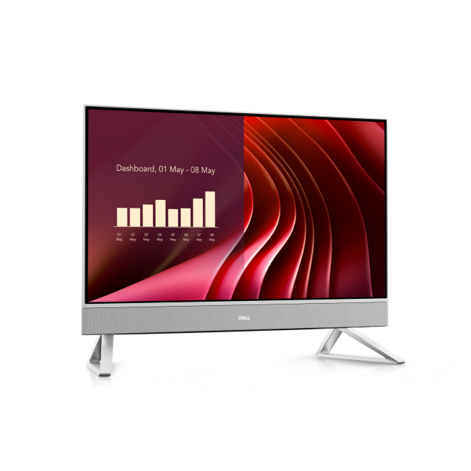 DELL Ordenador Todo en Uno con Intel Core i7 y pantalla 23.8 pulgadas Imagen del DELL EC24250, un ordenador todo en uno con Intel Core i7 150U, pantalla de 23,8 pulgadas Full HD, 16 GB de RAM DDR5, 1 TB SSD y Windows 11 Pro. SKU JP5KH