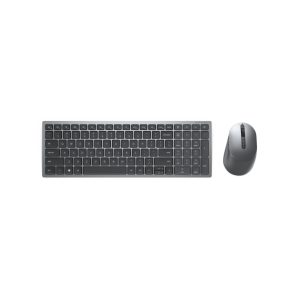 DELL Teclado compacto y ratón Pro Plus - español (QWERTY), SKU KM7120W-GY-SPN, ideal para espacios reducidos