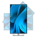 Pantalla Dell Pro Plus P2725DE de 27 pulgadas con resolución 2560x1440 Pixels Quad HD LCD en color negro y plata. SKU: DELL-P2725DE.