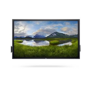 Imagen del DELL P6524QT, un monitor interactivo plano de 64.5 pulgadas LCD con resolución 4K Ultra HD, brillo de 350 cd/m² y pantalla táctil. SKU: DELL-P6524QT.