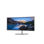 DELL UltraSharp U3423WE LED display de 86,7 cm (34.1 pulgadas) con resolución 3440 x 1440 pixeles, color plata, para una experiencia visual ultra ancha. Modelo DELL-U3423WE