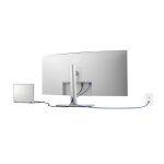 Monitor DELL UltraSharp U4021QW de 100.8 cm (39.7 pulgadas), resolución 5120 x 2160 Pixeles 4K DCI, color Plata - DELL-U4021QW