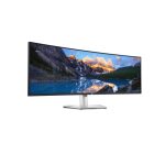 DELL UltraSharp U4924DW LED display de 124,5 cm (49 pulgadas) con resolución 5120 x 1440 Pixeles 5K Ultra HD, color Negro y Plata. Modelo DELL-U4924DW