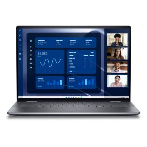 Portátil DELL Latitude 9450 2-en-1 con Intel Core Ultra 7 165U, pantalla táctil de 14 pulgadas Quad HD+, 16 GB LPDDR5x-SDRAM, 512 GB SSD, Wi-Fi 7, Windows 11 Pro, color gris. SKU: VFCJ5