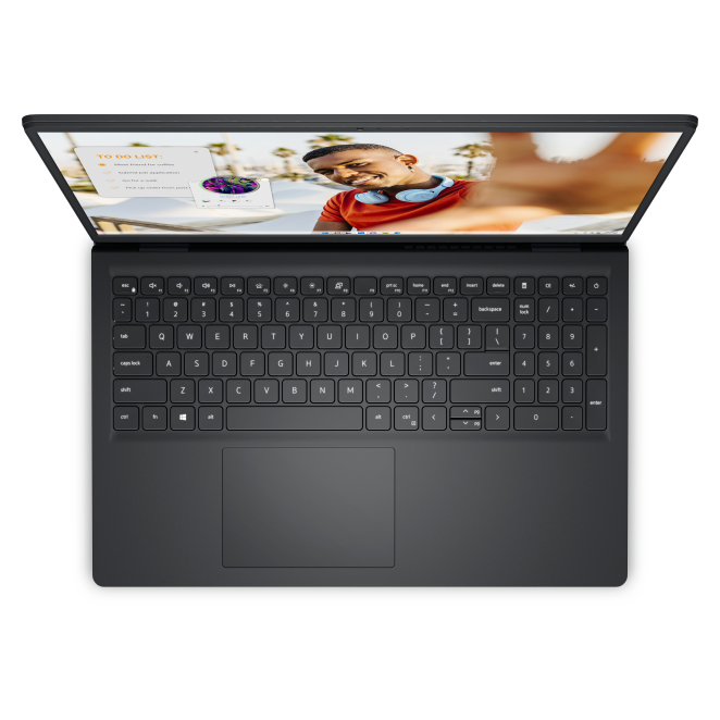 DELL Inspiron 3535 AMD Ryzen™ 5 7530U Portátil 39,6 cm (15.6″) Full HD 16 GB DDR4-SDRAM 512 GB SSD Wi-Fi 5 (802.11ac) Windows 11 Pro Alemán Negro 3 portátil DELL Inspiron 3535 cerrado con fondo blanco