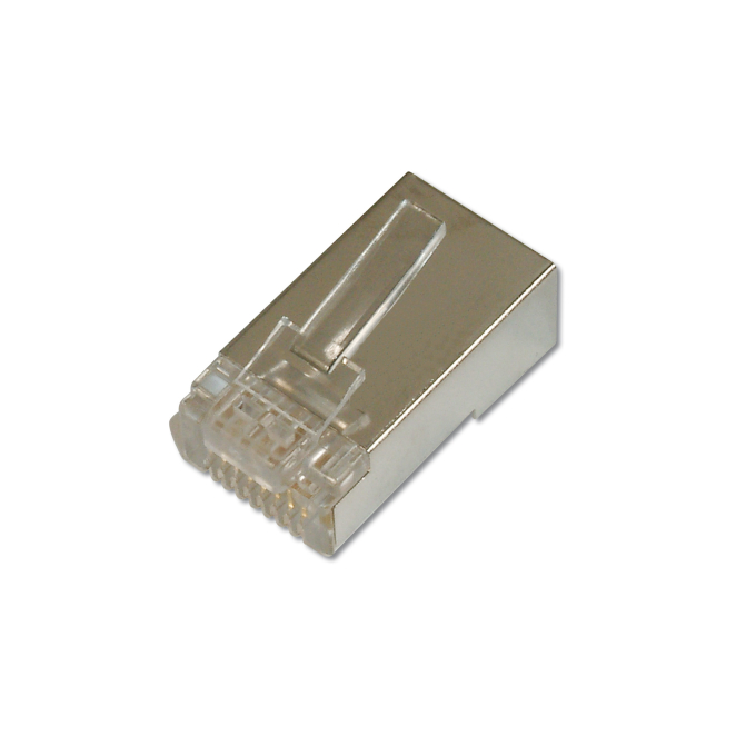 Digitus Conector Modular para Cable Redondo de Paso Conector modular Digitus para cable redondo, modelo de paso, SKU A-MO 8/8 SRS. Ideal para conexiones de red eficientes.