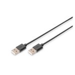 Digitus Cable de conexión USB 2.0 de alta velocidad, modelo AK-300100-018-S, ideal para transferencias rápidas de datos