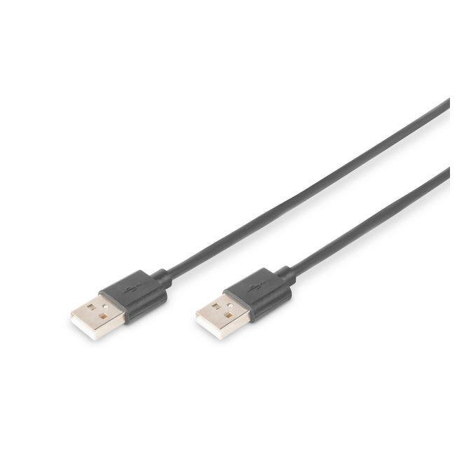 Digitus Cable de conexión USB 2.0 - Alta velocidad 1m Cable de conexión USB 2.0 de Digitus, alta velocidad, longitud 1 metro. SKU: AK-300101-010-S