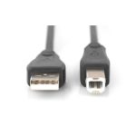 Cable de conexión USB 2.0 de alta velocidad marca Digitus, modelo AK-300105-050-S de 5 metros de longitud para transferencia de datos