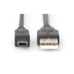 Cable de conexión USB 2.0 de 3 metros de alta velocidad de la marca Digitus, SKU AK-300108-030-S