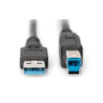 Cable de conexión USB 3.0 de alta velocidad de la marca Digitus, SKU AK-300115-018-S, ideal para transferencia de datos rápida.