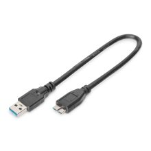 Cable de conexión USB 3.0 Digitus, alta velocidad, modelo AK-300117-003-S