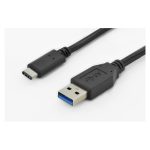 Cable de conexión USB Type-C de Digitus modelo AK-300136-010-S, ideal para transferencias de datos rápidas y eficientes