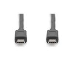 Digitus Cable de conexión USB-C 3.1 Gen2, USB-C a USB-C, con velocidad de transferencia de datos hasta 10 Gbps y SKU AK-300139-010-S