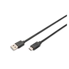 Digitus Cable de conexión USB Type-C, Type-C a Type-A, alta velocidad, SKU AK-300148-030-S