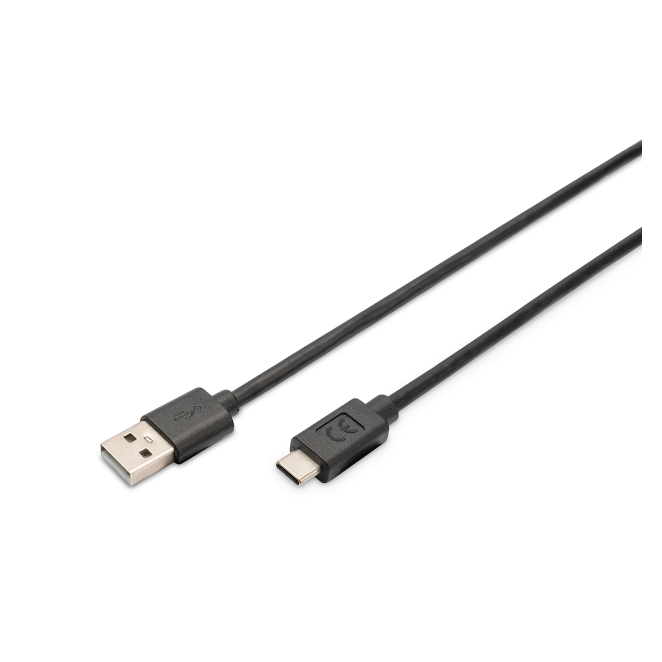 Digitus Cable de Conexión USB Type-C a Type-A de Alta Velocidad Digitus Cable de conexión USB Type-C, Type-C a Type-A, alta velocidad, SKU AK-300148-030-S