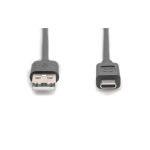 Digitus Cable de conexión USB tipo C, tipo A a C, con alta velocidad de transferencia, SKU AK-300148-040-S