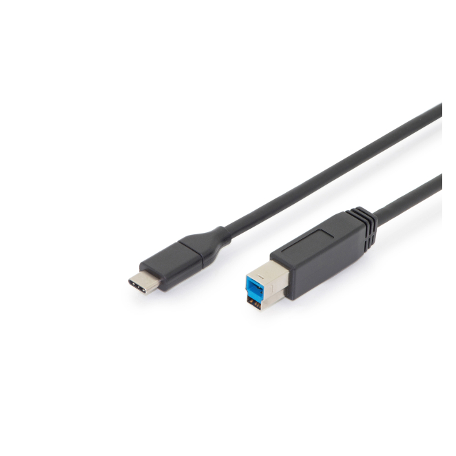 Digitus Cable de conexión USB Type-C, Type-C a B 2 Digitus Cable de conexión USB Type-C, Type-C a B en uso